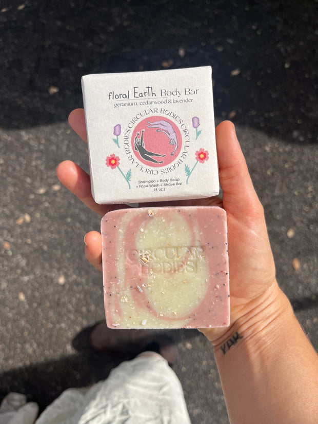 Floral Earth Body Bar