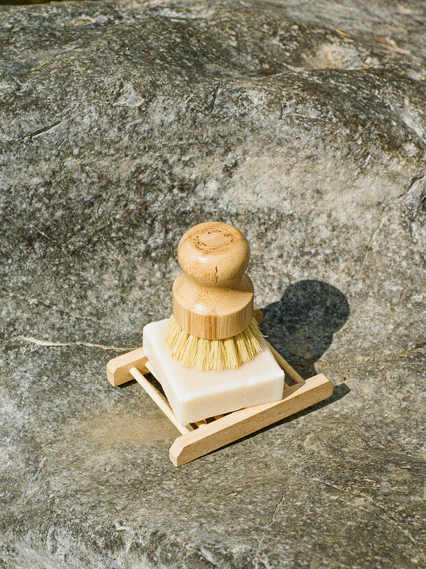 Dish Scrub Brush - Bamboo
